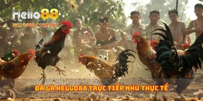 Đá gà Hello88 trực tiếp như thực tế