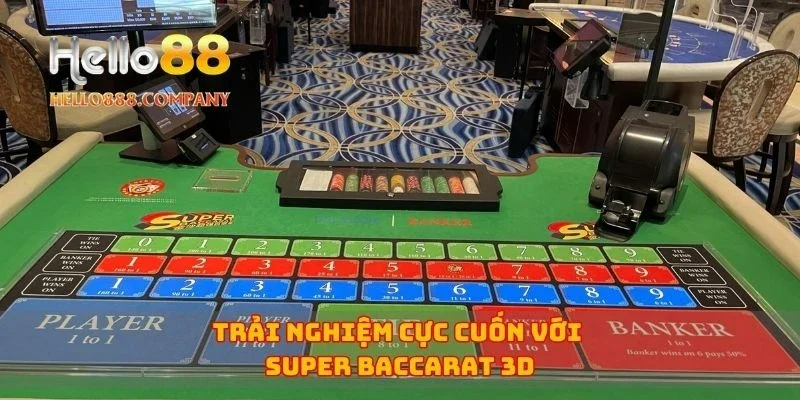 Trải nghiệm cực cuốn với Super Baccarat 3D