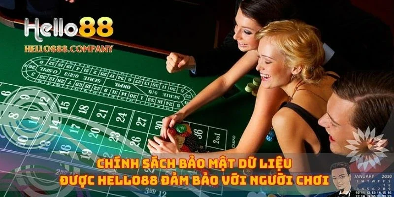 Chính sách bảo mật dữ liệu được Hello88 đảm bảo với người chơi